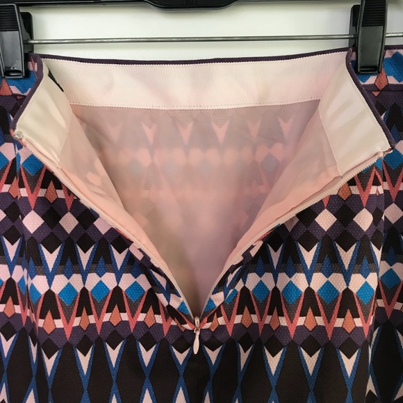 J Crew Pencil Purple Salon Mini Skirt Sz 12 EUC - Picture 6 of 8